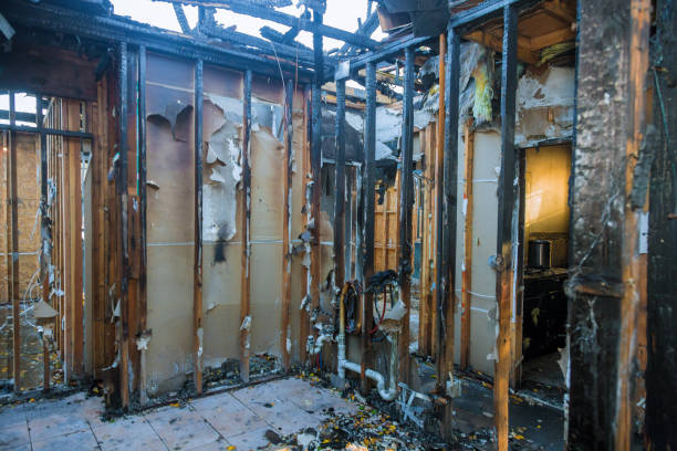 Professional Emergency Fire Cleanup technician working in Weldon, NC